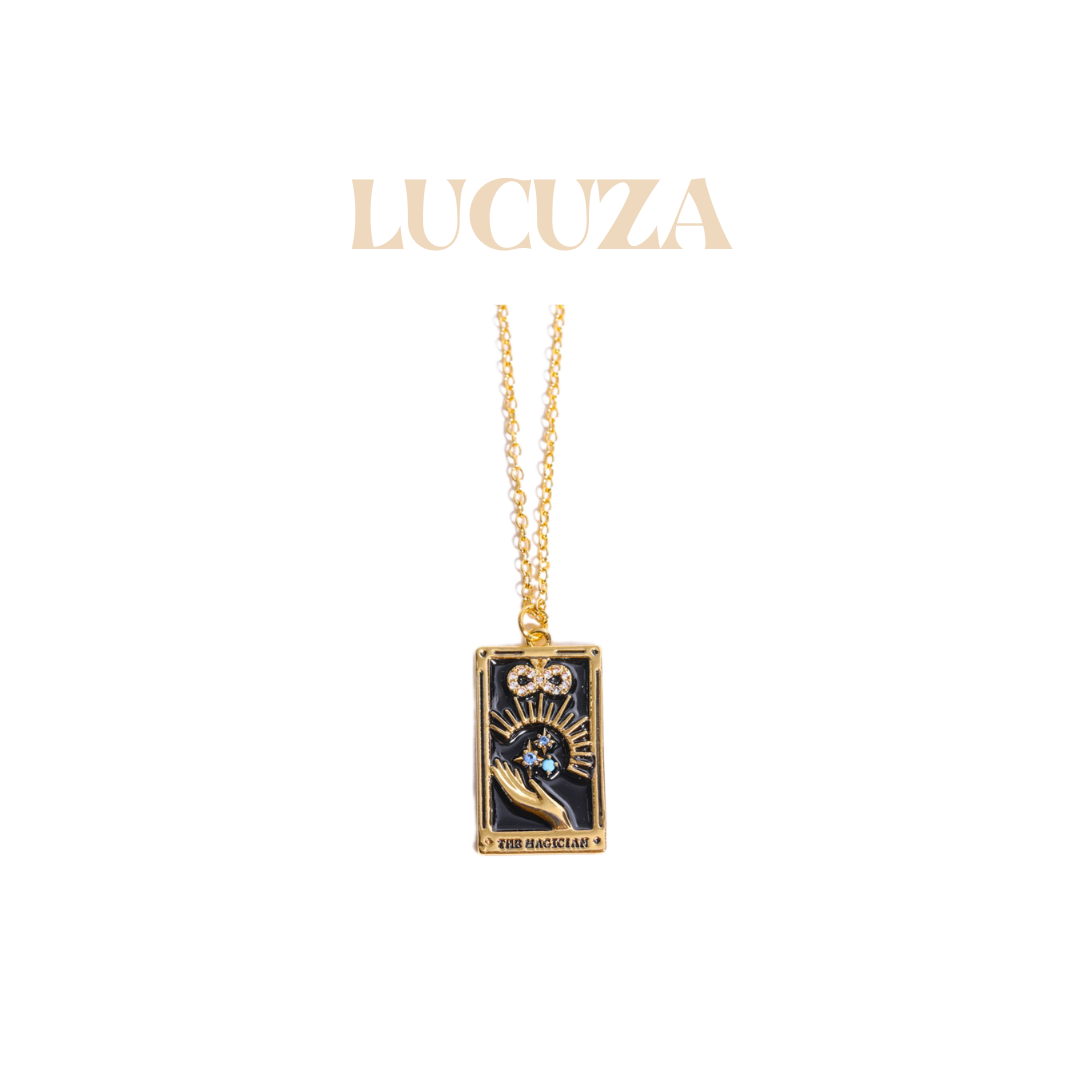 Luck Enamel Necklace