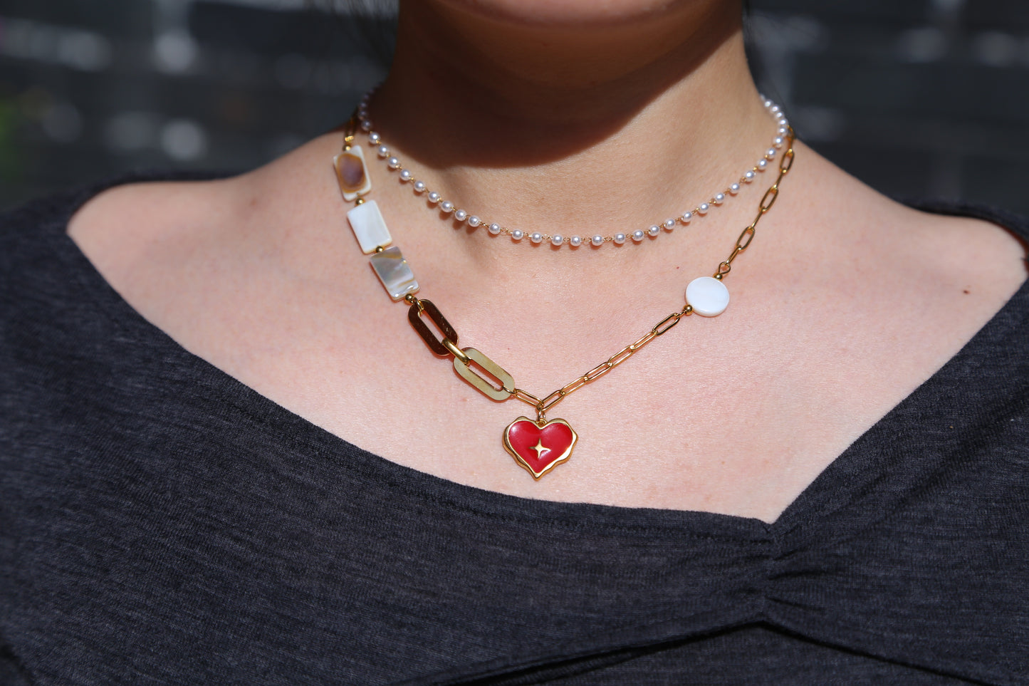 Heart Layered Necklace